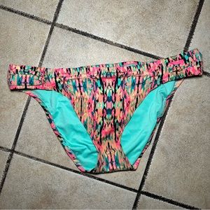 Shade & Shore | Colorful Print Bikini Swimsuit Bottoms Size XL